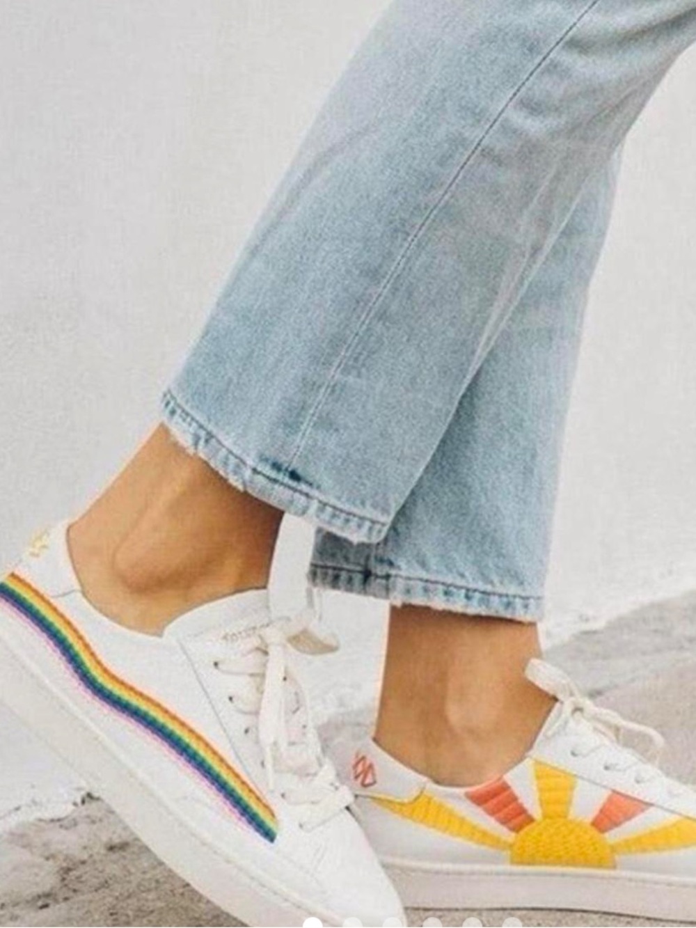 Soludos ‘RAINBOW’ sneakers~~~Check these Out ‘GOOD VIBES.”